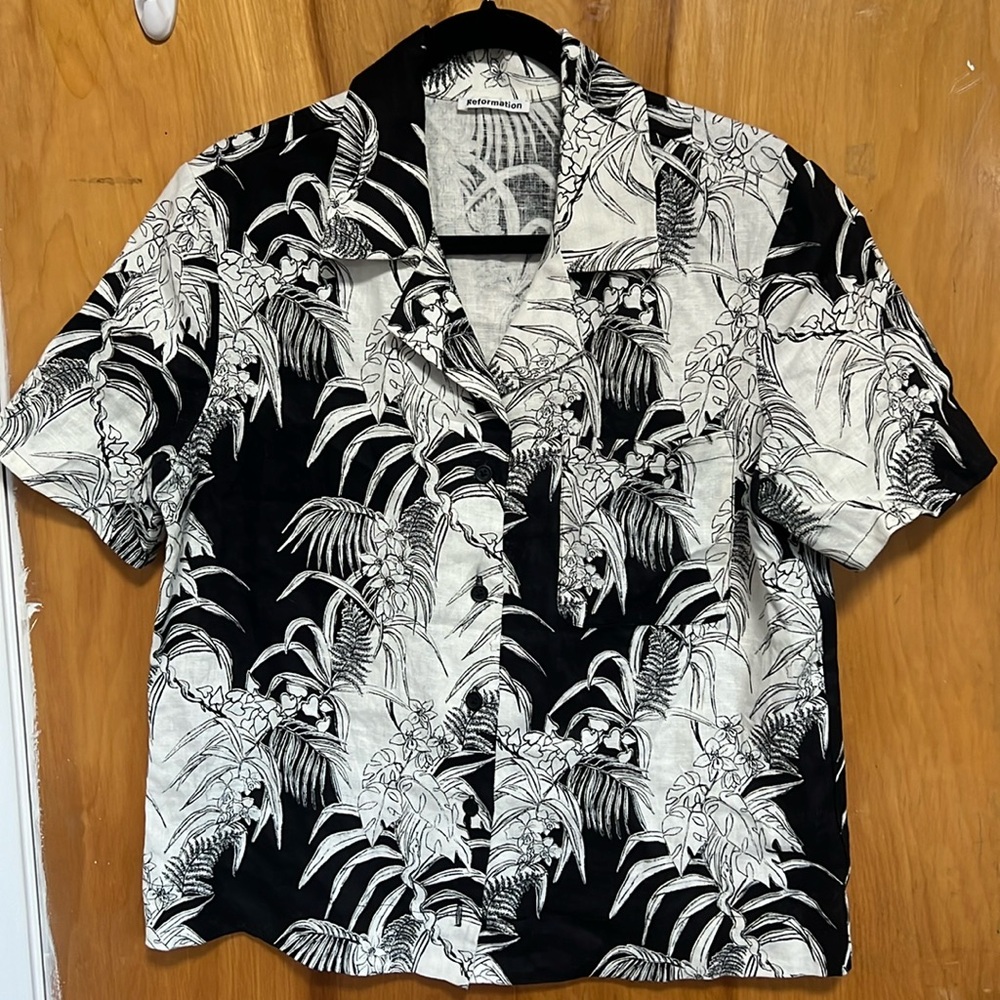 Floral Linen Shirt